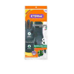 GUANTES DE JEBE CALIBRE 25-ETERNA