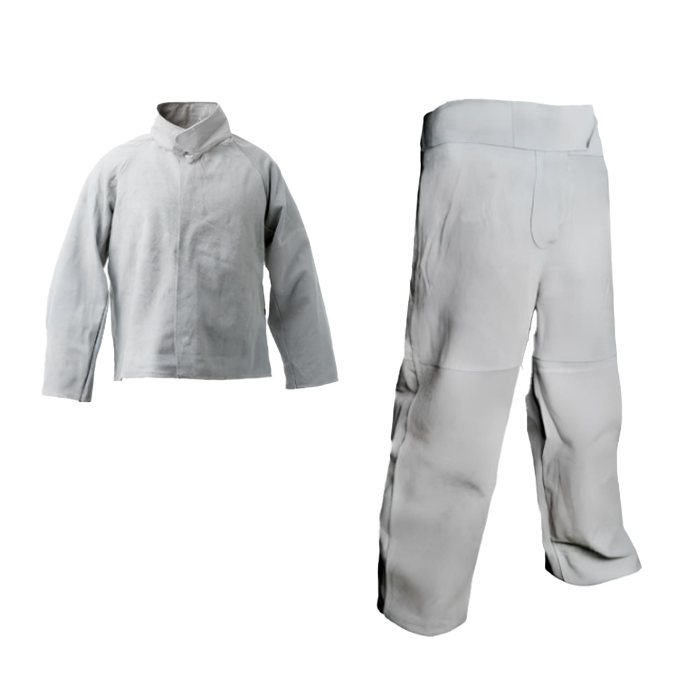 CONJUNTO DE CUERO CROMO PARA SOLDADOR