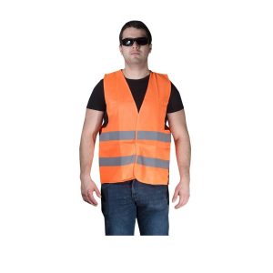 Chaleco de Seguridad Pesado Reflectivo Poliester Naranja Clute