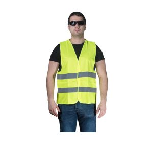 Chaleco de Seguridad Pesado Reflectivo Poliester Verde Clute