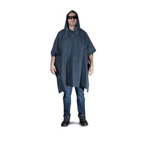 Poncho PVC Liviano Azul Clute