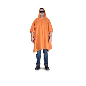 Poncho PVC Liviano Naranja Clute