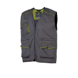 Chaleco M6GIL Gris con Verde Delta Plus