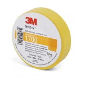 Cinta Aislante 3M 1700 Temflex Amarillo