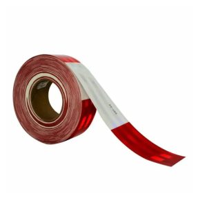 Cinta Reflectiva 3M 2 Pulgadas Blanco Rojo