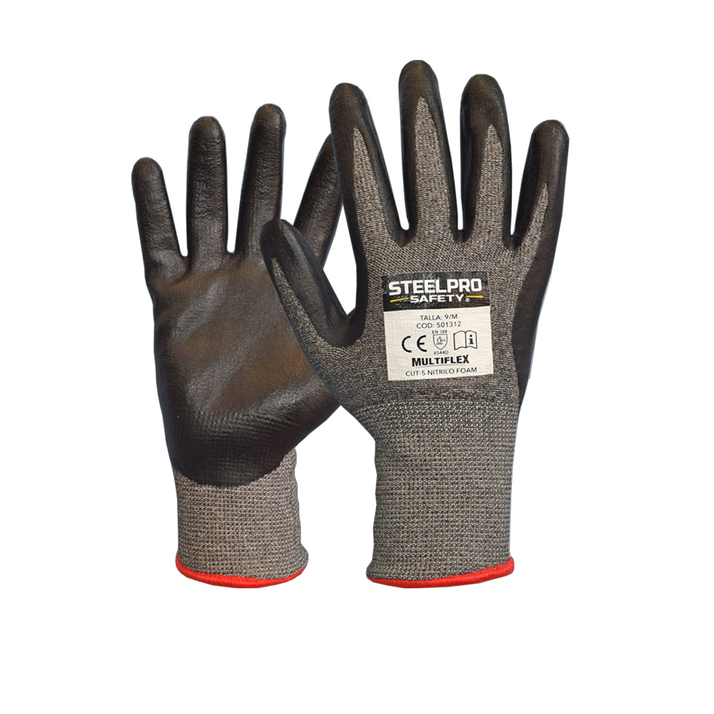 Guante Multiflex MCD503 Cut 5 Nivel D Nitrilo Foam Gris
