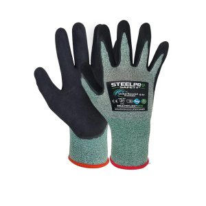 Guante Multiflex Poliéster Eco Látex Sandy Steelpro