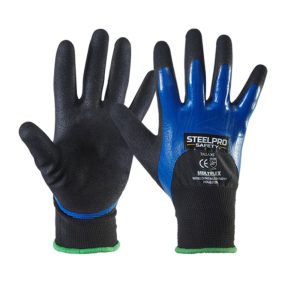 Guante Multiflex Poliéster Nitrilo Nitrilo Sandy Steelpro