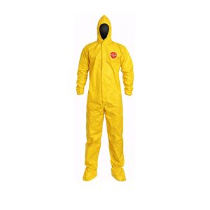 Mameluco Desechable Dupont Tychem 2000 Reforzado con Capucha y Botas QC122B